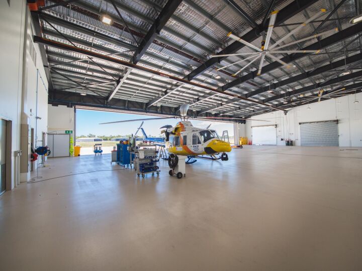 RACQ Capricorn Helicopter Rescue Service Hangar